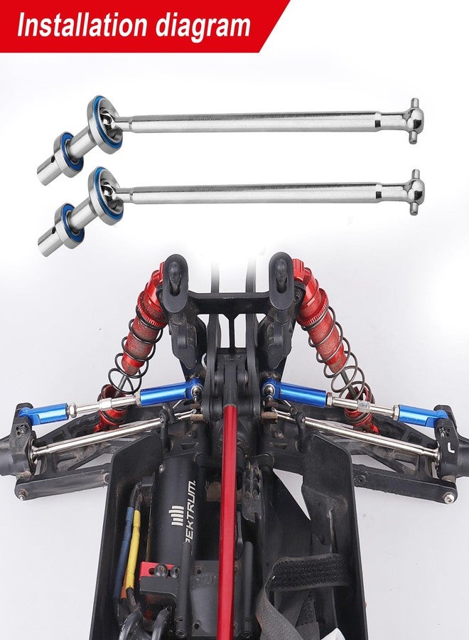 مجموعة عمود إدارة فولاذي CVD لسيارات Arrma 1/8 Kraton/Outcast/Notorious 6S BLX قطع غيار الترقية (الخلفية) - Image 4